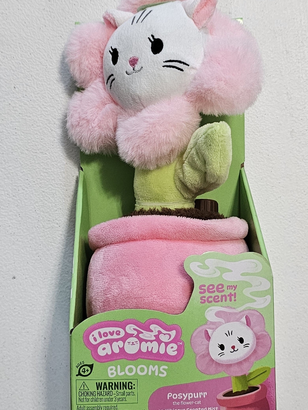 Aromie Blooms Posypurn Plush Flower Toy - Pink
